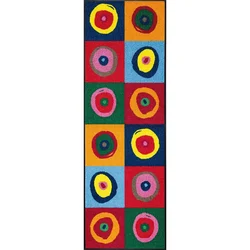 wash+dry TEKAČ Sergej 60/180 cm potiskano večbarvno