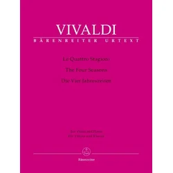 VIVALDI:THE FOUR SEASONS VIOLINA AND PIANO
