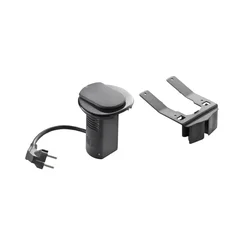 54086 KUTIJA STOLNA OPR. 2P+E+USB CRNA
