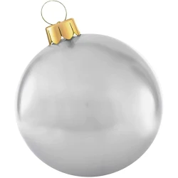 ORNAMENTO Srebrna kugla mala/ 45 cm 770060