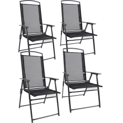 Gardenson Set Vrtnih Stolov Gardenson, Antracit, 4-Delno