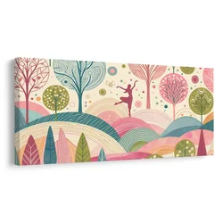 Slika graciozna balerina - 60x30