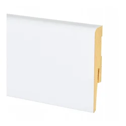 MASTER  Lajsna za parket MDF 15,5x70x2400mm Clasic 501254 bijela