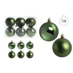 Lilium kugle 7 cm set/6 zelene