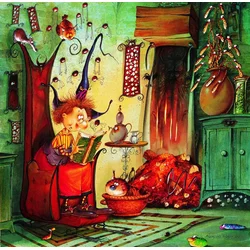 Grafika - Puzzle François Ruyer - Witch - reading book - 1 000 kosov