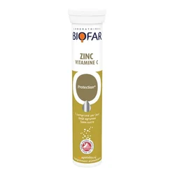 BIOFAR Cink+Vitamin C, 20 Eff