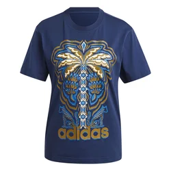 Adidas FARM GFX TEE, ženska majica, plava IV9758