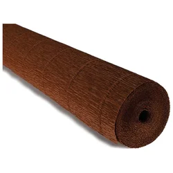 Papir krep 180g 50x250cm cartotecnica rossi 568 tamno smeđi