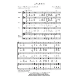 BRUCKNER:LOCUS ISTE SATB