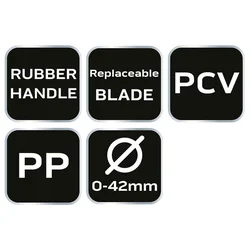 shumee Rezalnik plastičnih cevi 0-42 mm