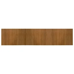 Vidaxl Preproga pravokotna rjava 70x300 cm bambus