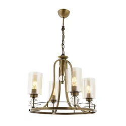 Opviq Luster AV 1597 4E, Metalni, Bronzana boja