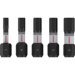 Bosch PRO Hex Impact bitovi H3, H4, H5 x2, H6, 25 mm 5/1 ( 2608521U59 )