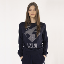SCERVINO STREET Ženski duks Love Me indigo