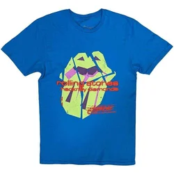 The Rolling Stones Hackney Diamonds Neon Tongue Blue L Majica