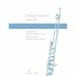 HANDEL:SONATA IN G-DUR FOR FLUTE AND BASSO CONTINUO