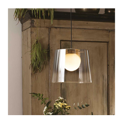 Ideal Lux - LED luster na sajli FADE 1xG9/3W/230V prečnik 27,3 cm zlatna/dimljena