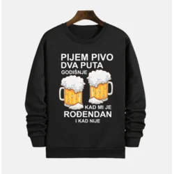 MAFIMI Duks Pijem pivo dva puta godišnje, Crni