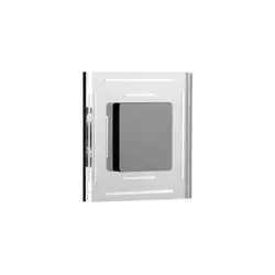 LDST SP-01-CB-BC8- LED svetiljka za stepenište SPACE 8xLED/1,2W/230V sjajna crna