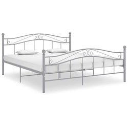 Okvir za krevet sivi metalni 180 x 200 cm