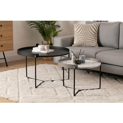 HANAH HOME Set stolova Mandy Athracite