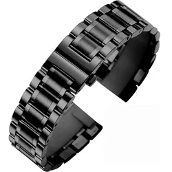 Metalni kaiš - MK22.75 Crna boja 22mm