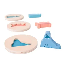 shumee Lesena sestavljanka BS Toys z ujemanjem oblik