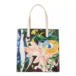 Ted Baker Nakupovalna torba BOUANI  svetlo bež / modra / zelena / črna