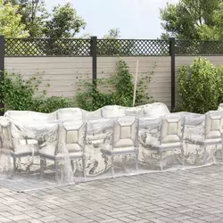 Prozirna cerada s ušicama 3x12 m polietilen