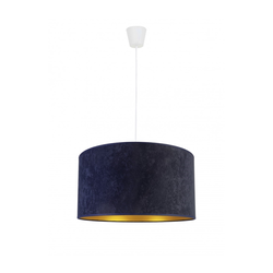 Duolla - Luster na sajli ROLLER 1xE27/40W/230V prečnik 40 cm plava