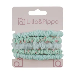 Lillo&Pippo gumica za kosu zelene voćkice