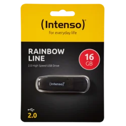 (Intenso) USB Flash drive 16GB Hi-Speed USB 2.0/ Rainbow Line/ CRNI - USB2.0-16GB/Rainbow