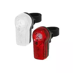 VIT COMP Prednja i zadnja lampa REVOLUTION 3 Led za volan i sedlo belo crvena