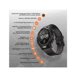 Pametni sat GOOGLE Mobvoi TicWatch Pro 3 Ultra GPS crni