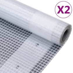Cerade Leno 2 kom 260 g/m2 3 x 3 m bijele