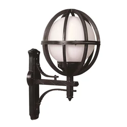 Lessentiel Maison Spoljna zidna lampa BAP-68080-BSY-M6-OP, 62 cm, IP65, E27, 40W, Crna