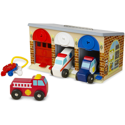 Dječja igračka Melissa & Doug  - Garaža s autićima