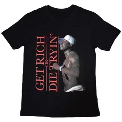 50 Cent Majica Get Rich Unisex Black XL
