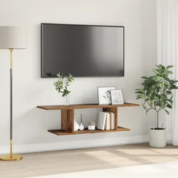 Set TV komoda Zidne Smeđa 103 x 30 x 26,5 cm Konstruirano drvo