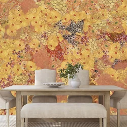 Tapeta abstrakcija v stilu G. Klimta - 490x330