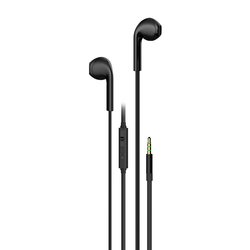 VIVANCO In Ear Eggshape Buds črna 61740 WEVVSS10_BK Stereo