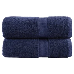 Premium ručnici za pranje SOLUND 2 kom. tamnoplave 30x30 cm 600 g/m2