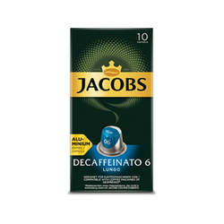 Jacobs Lungo Decaffeinato Nespresso kompatibilne kapsule bez kofeina, 10 kom