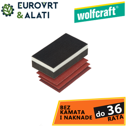 WOLFCRAFT Komplet ručna brusilica 4/1 2892000
