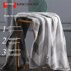 King Shore Peškir, 72x140cm, Sivi