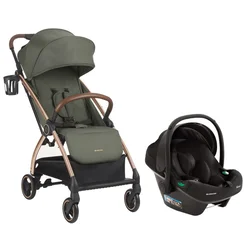 Kikka Boo Kolica autofolding Joy premium 2in1 set sa autosedištem I-Prime I-Size Army Green