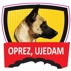 Ultra Planet Tabla/Oznaka – Oprez ujedam Malinoa