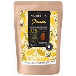 Varlhona Mlečna čokolada Valrhona Feves Jivara 40% 250 g
