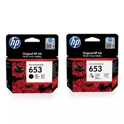 HP komplet kartuš nr.653 (BK + CMY)