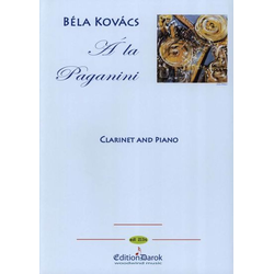 KOVACS:A LA PAGANINI CLARINET & PIANO